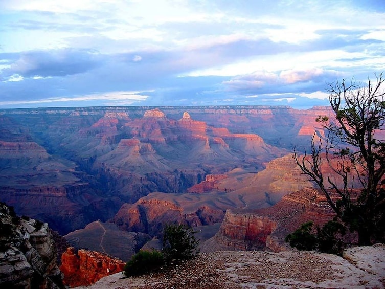 Sunset view of the Grand Canyon