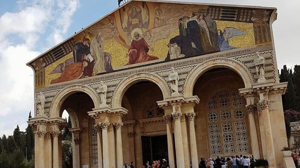 Exterior of Church of All Nations in Jerusalem, Israel