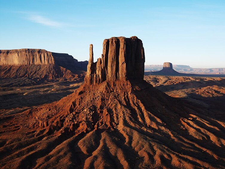 Rock formations in Monument Valley