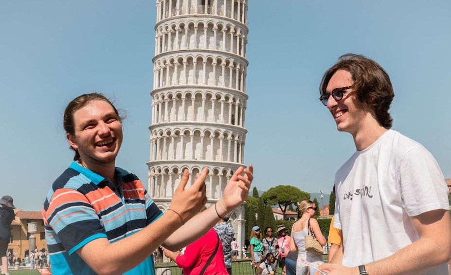 From Livorno: Bus Transfer to the Leaning Tower of Pisa