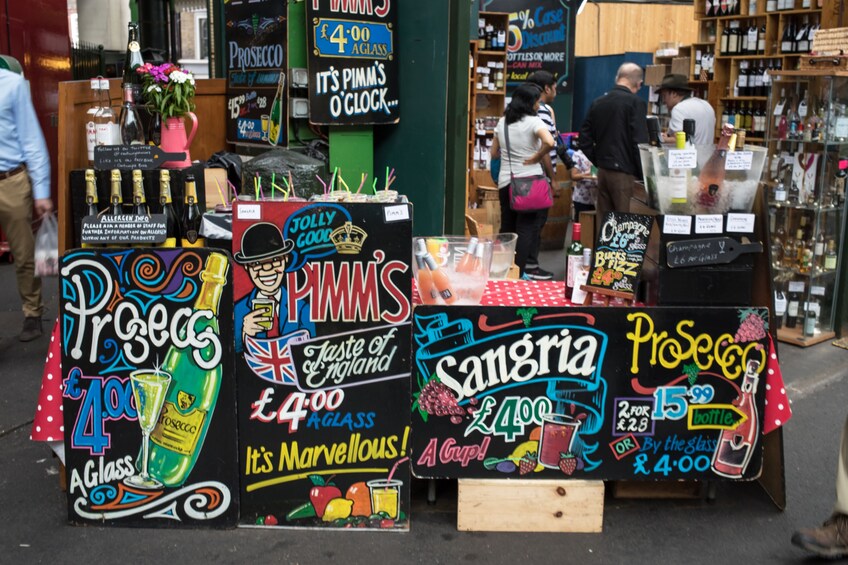 Wine market in London