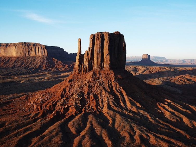 Rock formations in Monument Valley Tribal Park in Arizona