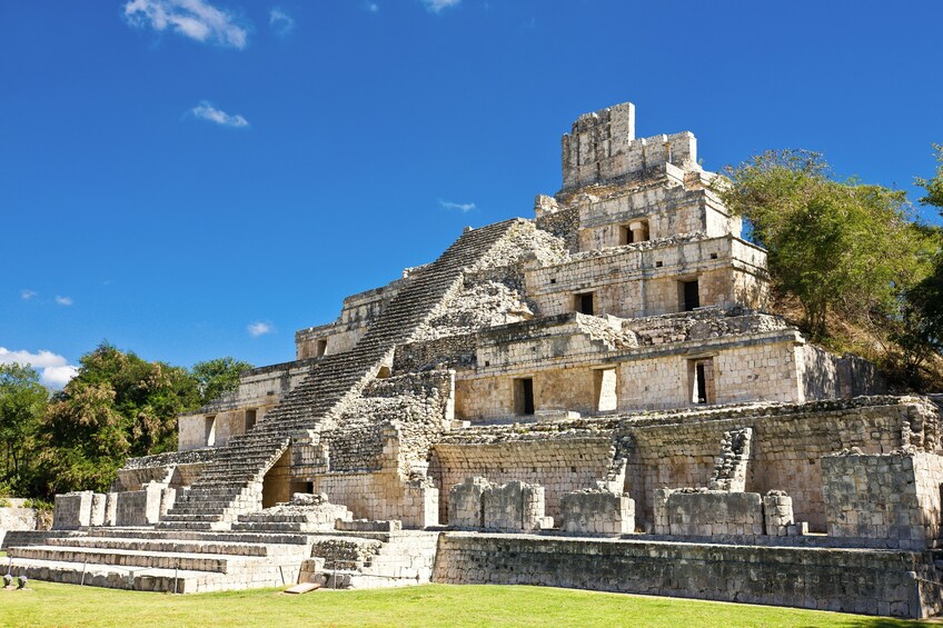 Edzna archeological site in Campeche, Mexico