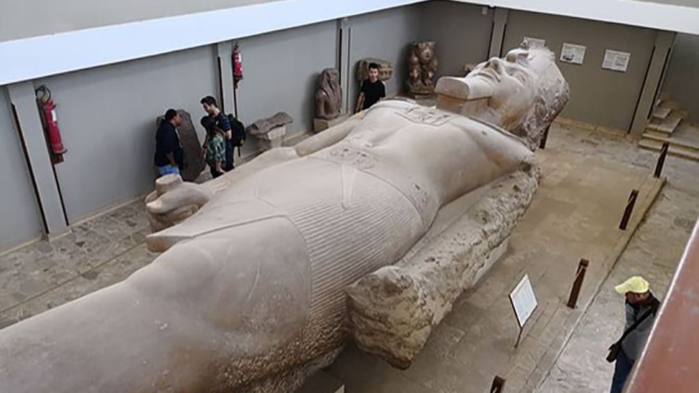 Large Ramesses II at Memphis in Egypt