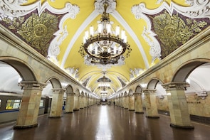 Underground Palaces of Moscow Metro and Arbat Street