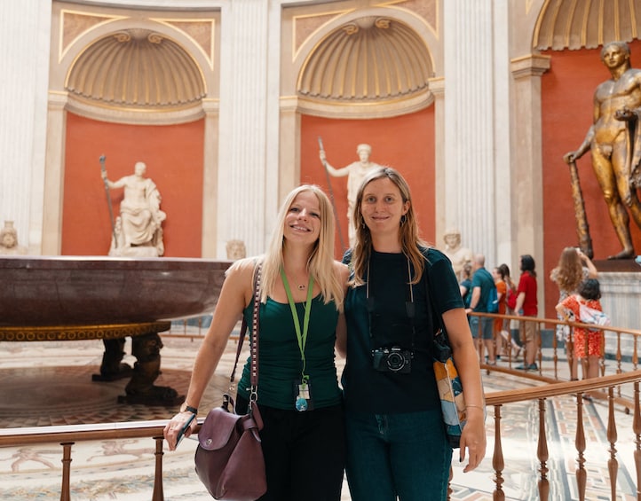 Women visiting the Vatican Sistine Chapel