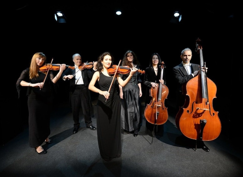 String section pose at the Roman Opera