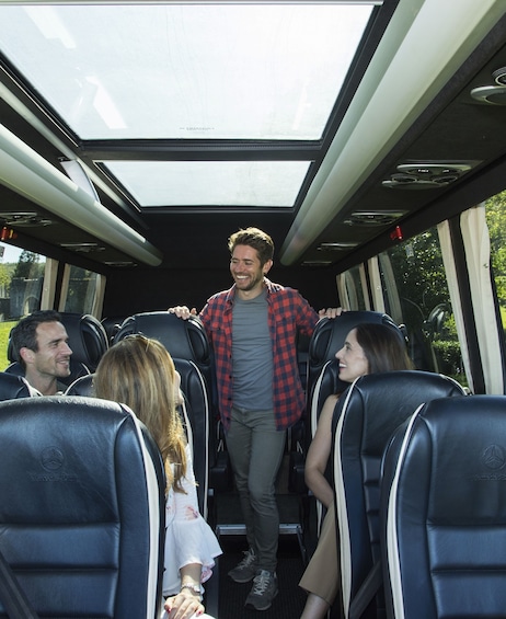 Tour bus interior