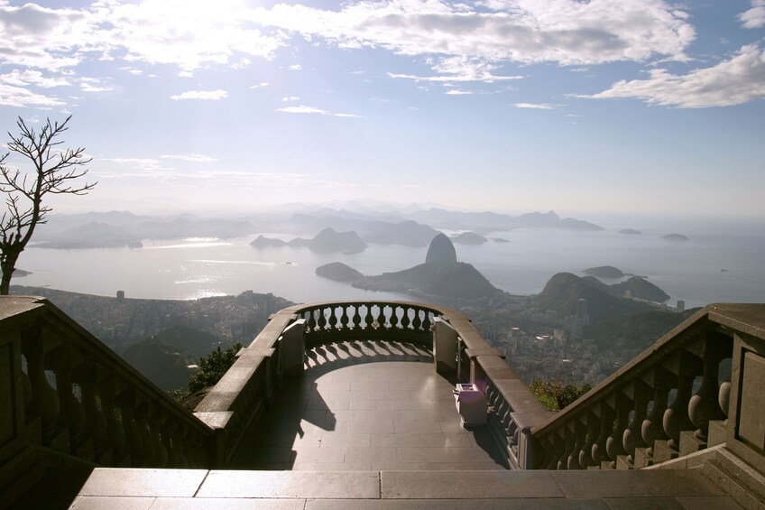 Foggy view of Guanabara Bay