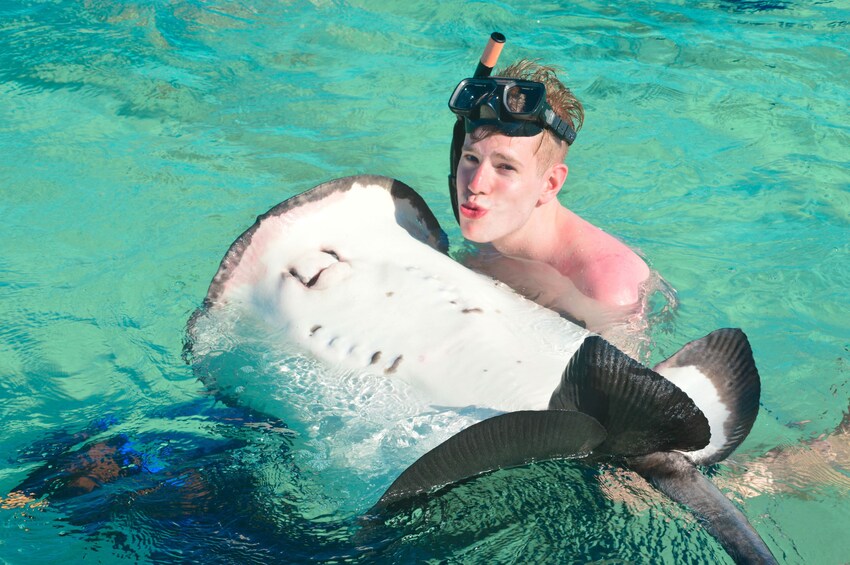 Child at Ocean Park in Punta Cana 