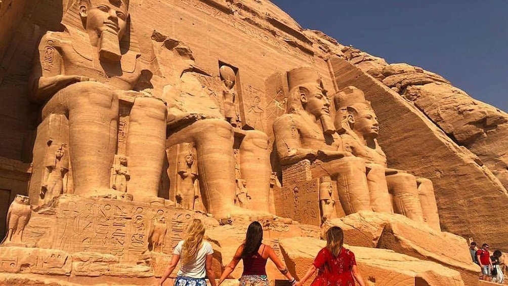 Abu Simbel Temples on a sunny day