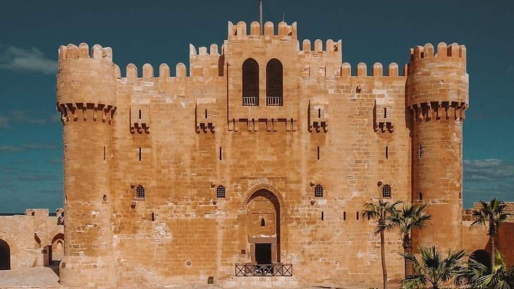 Citadel of Qaitbay during the day