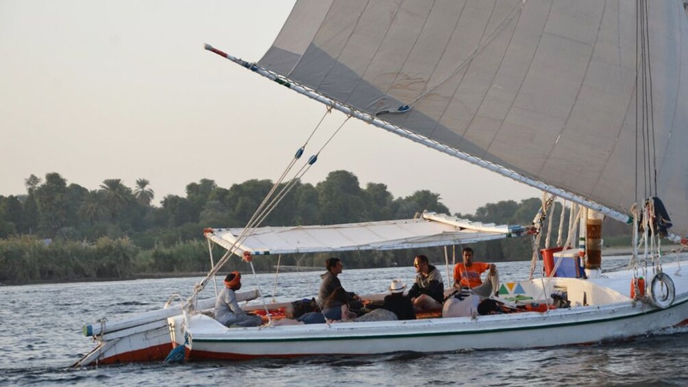 Sailboat on the Nile in Cairo