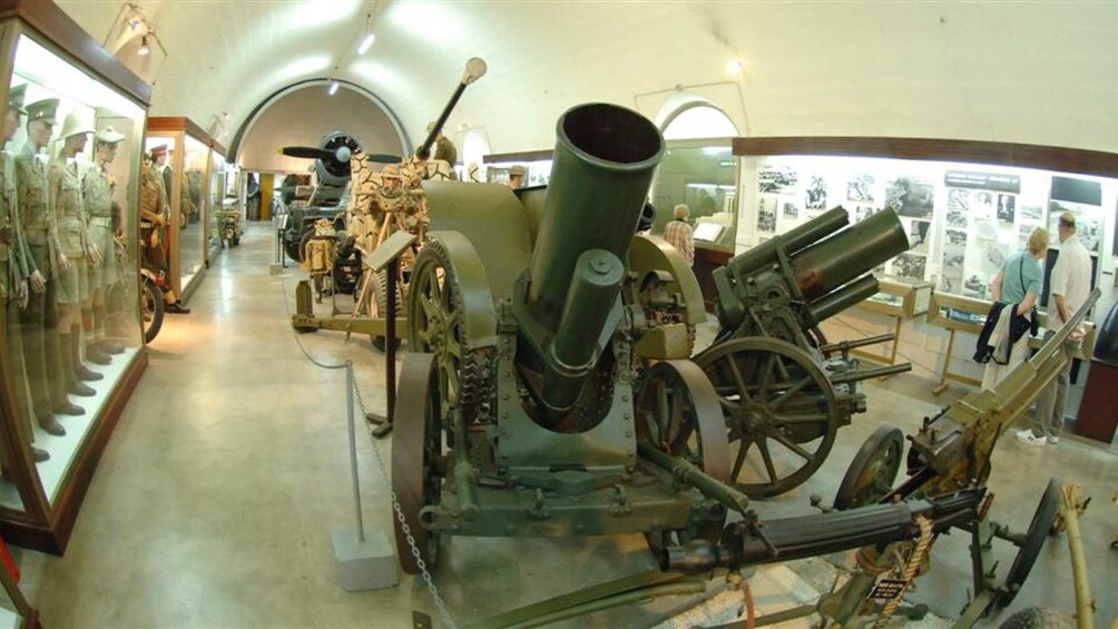 Cannons in National War Museum in Valletta, Malta 