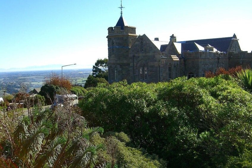 View of Sign of the Takahe over trees