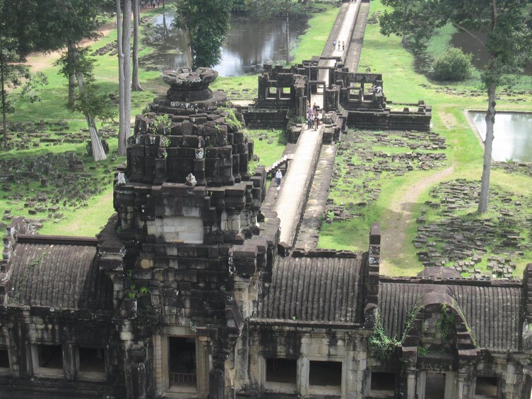 Aerial view of Beng Mealea grounds