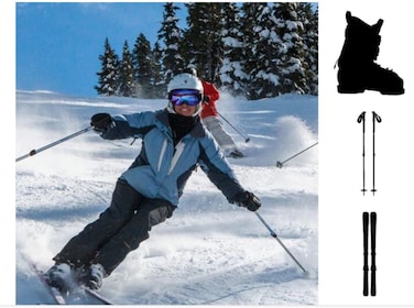Sport (nybegynner) ski-/snowboardpakke for voksne - GRATIS LEVERING