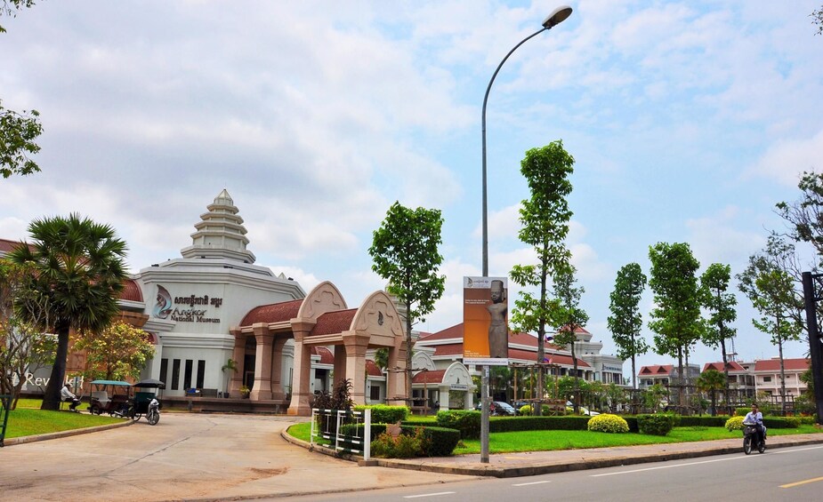 Exterior of Angkor National Museum on a sunny day