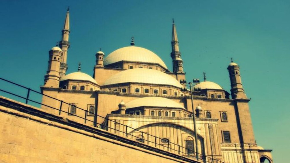 The Mosque of Muhammad Ali on a sunny day