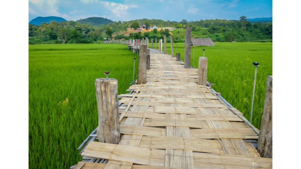 Tham Lod Cave & Pre-Historical Tomb & Bamboo Bridge