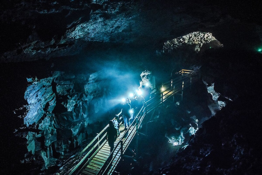 Small Group Lava Cave, Hot Spring & Waterfalls 