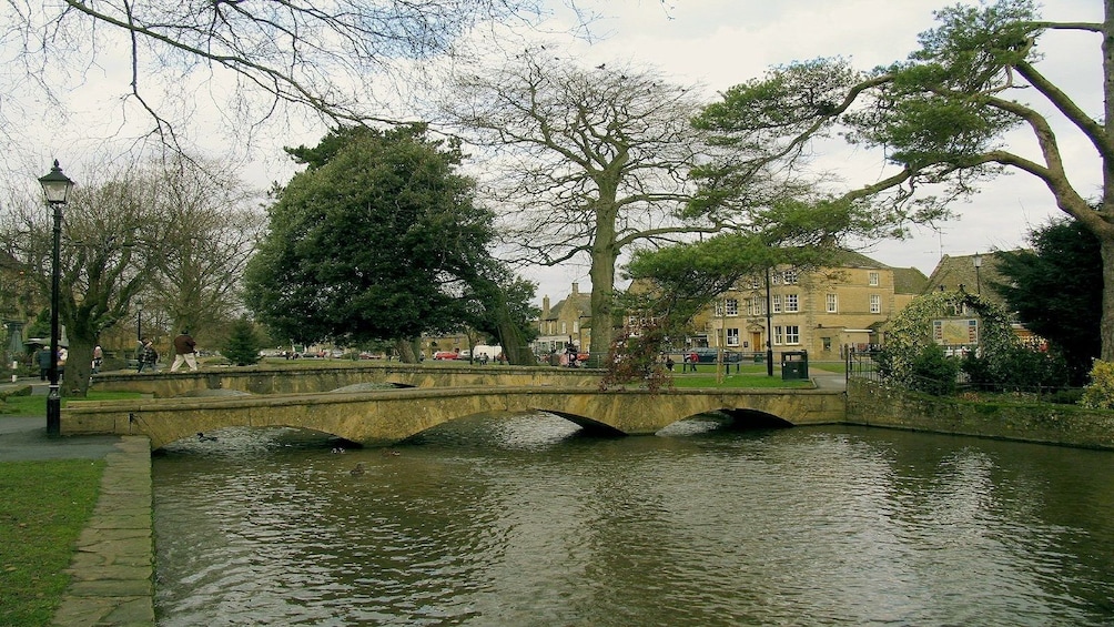 Day view of a bridge in Cotswolds
