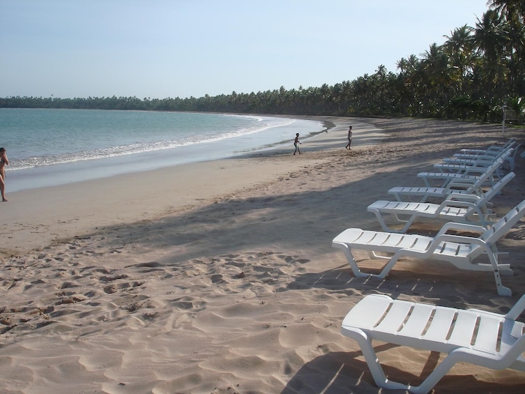 Beach chairs on Morro de São Paulo