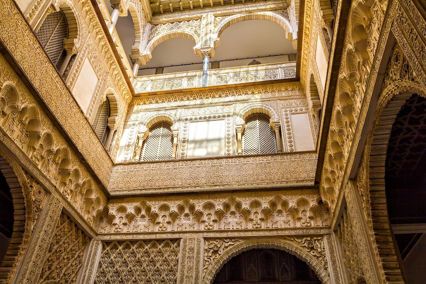 View inside the Royal Alcázar of Seville