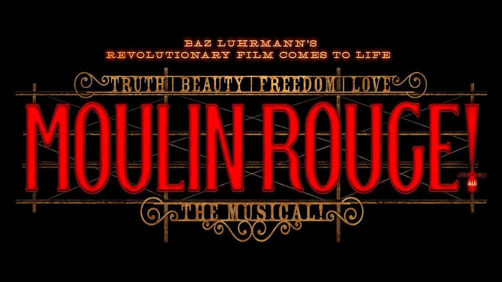 Graphic art for Moulin Rouge! The Musical in New York