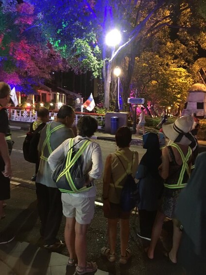 Group on a MAD Melaka Night Walk 