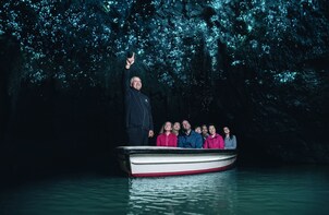 Waitomo Glowworm Day Tour Option to Add Hobbiton ex Auckland