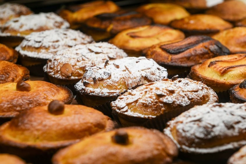 Closeup of Italian pastries 