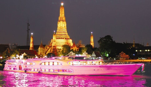 Wunderschöne Perlen-Dinner-Kreuzfahrt auf dem Chao Phraya Fluss