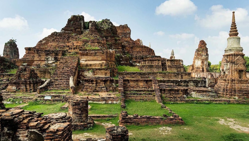 Grounds of Wat Mahathat in Phra Nakhon Si Ayutthaya, Thailand