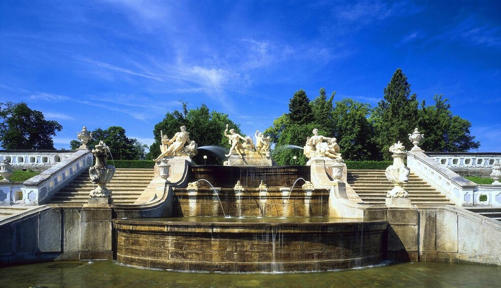 Cascade Fountain in Cesky Krumlov, Czech Republic