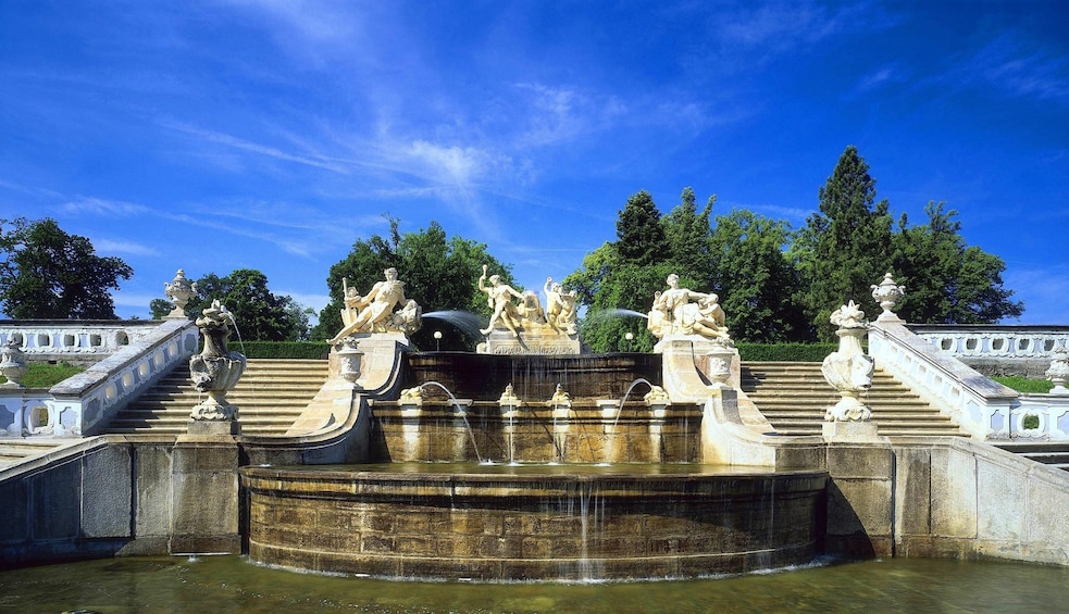 Cascade Fountain in Cesky Krumlov, Czech Republic