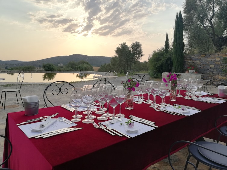 Food and Wine pairing four course dinner at Karnas Vineyards