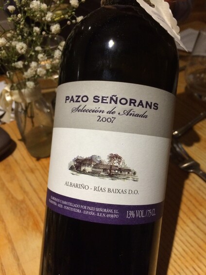 Bottle of Pazo Señorans wine