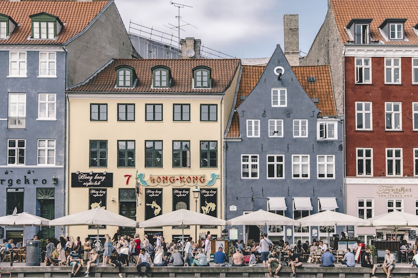Show item 1 of 10. Buildings and outdoor seating in Copenhagen, Denmark