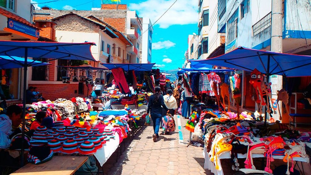 Otavalo Marketplace and Cotacachi Town from Quito