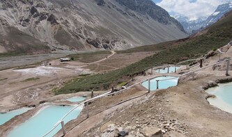 Day Trip to Colina Hot Springs & El Yeso Dam from Santiago