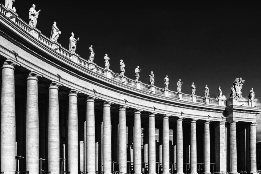 Columns in St. Peter's Square