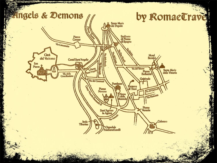 Angels and Demons map