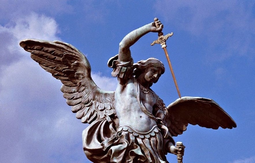 St. Michael statue on Castel Sant Angelo in Rome