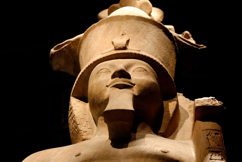 Close-up of a statue at the Turin Egyptian Museum