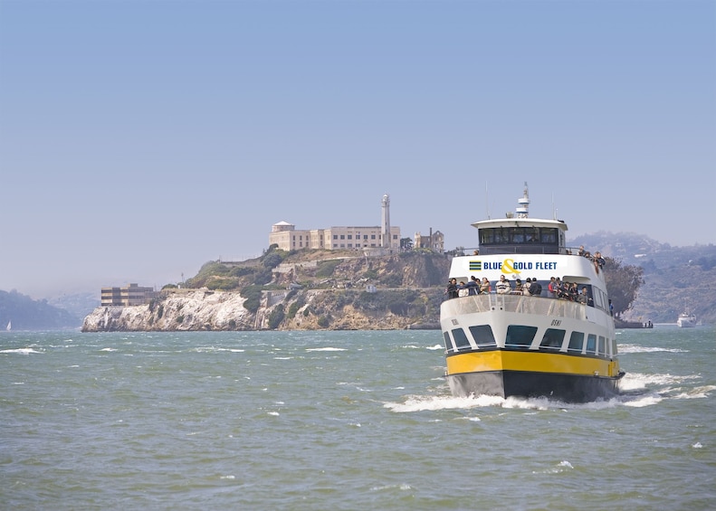 Ferry boat to Alcatraz in San Francisco