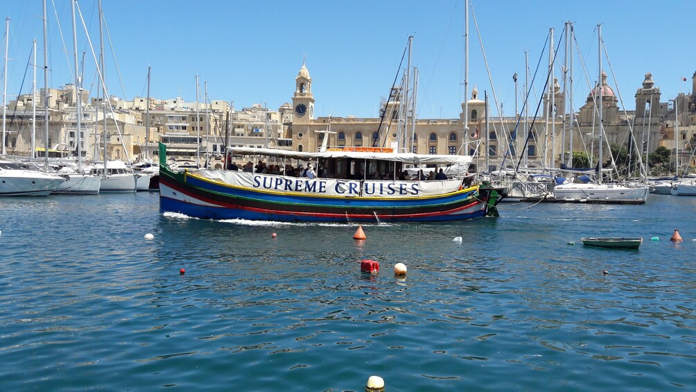 Latini Cruise boat in Valletta