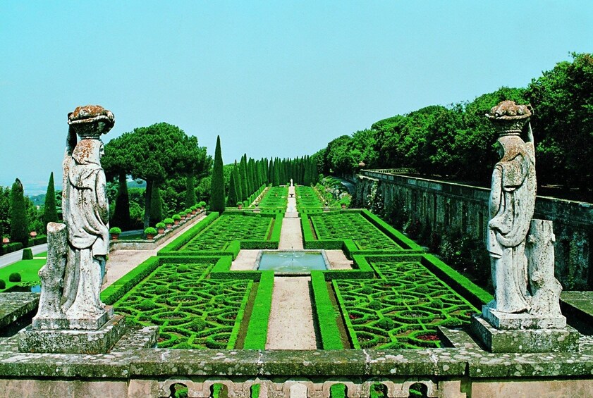 Gardens at the Palace of Castel Gandolfo 