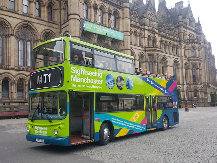 Show item 1 of 5. Sightseeing Manchester - hop on, hop-off bus tour