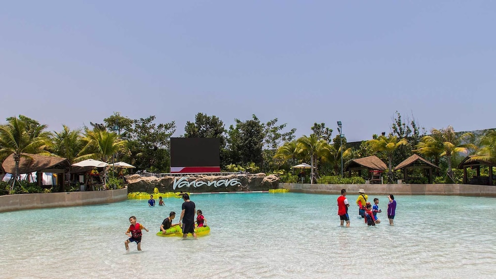 People in wading pool at Vana Nava Waterpark